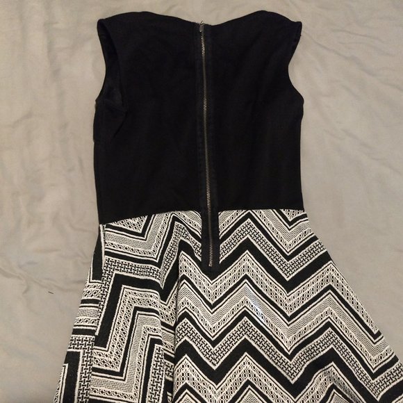 Black and White Dress - Picture 3 of 4